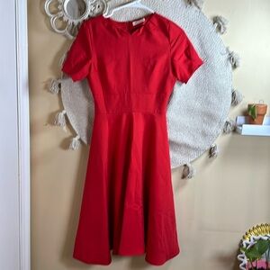 Tide queen vintage style red dress